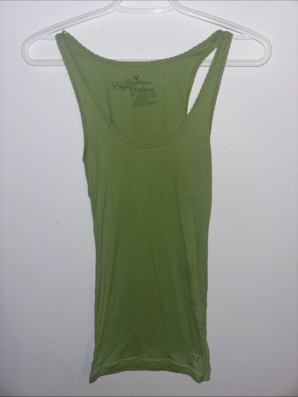 Vintage Y2k American Eagle Outfitters Sage Green Tank Top